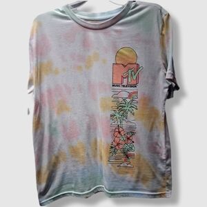 MTV Tie-Dye Short Sleeve Tee